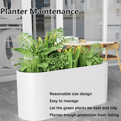 Sions Freestanding Planter Garden Beds, Outdoor Galvanized Planter Raised Garden Boxes, Raised Vegetable Gardens and Balcony Plant Tray Planting Beds,Black 60cm*30cm*70cm