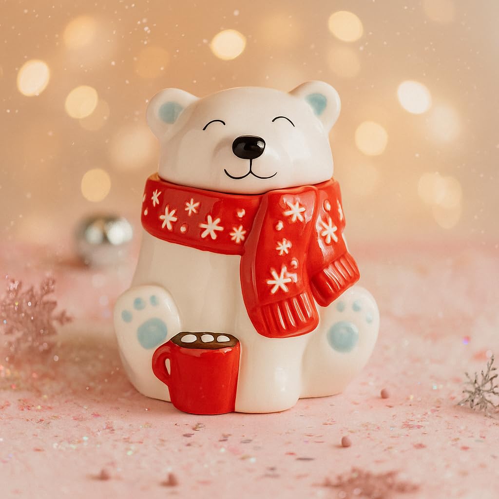 10 Strawberry Street Cocoa Bear Canister