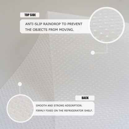Rwotlls 8Pcs Refrigerator Liners, Washable Fridge Liner Mats Covers Pads for Glass Shelf Cupboard Cabinet Drawer Home Kitchen Accessories Organization (Clear)