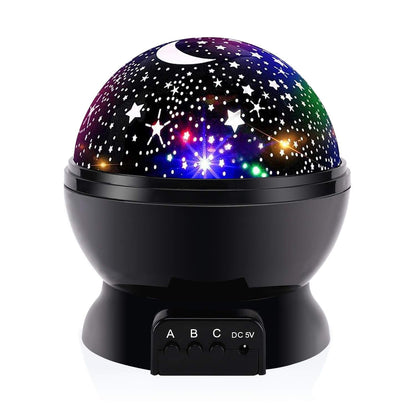 Night Light for Kids, Kids Night Light Nebula 360 Degree Rotation - 4 LED Bulbs 12 Light Color Star Projector Changing with USB Cable, Romantic Gifts for Men Women Children