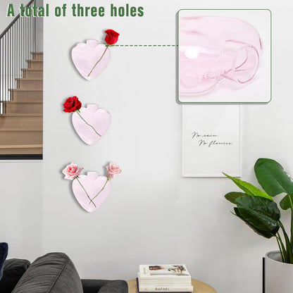 CYZglass Wall Hanging Planter Propagation Station for Indoor Plants Glass Vase Air Plant Holder Gift for Women Girlfriend Plant Lover