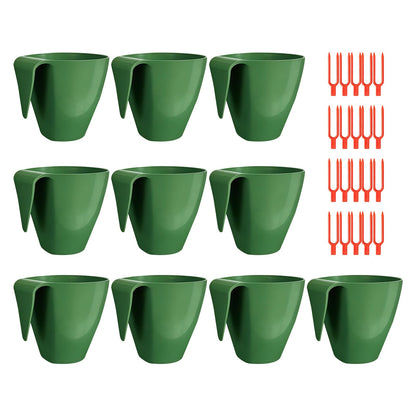 Strawberry Propagation Station | Breathable Portable Cups with Forks for Fast Transplanting, Bare Root Strawberry Cultivation Tool for Windowsill, Courtyard, Garden, Yard, Farm, Balcony