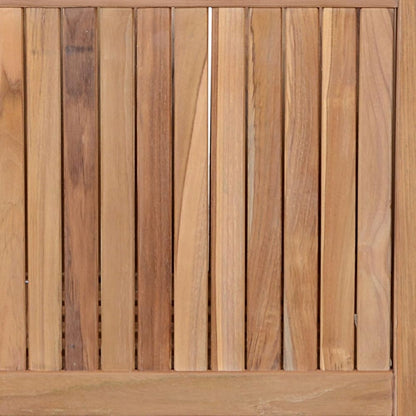 HomeRoots 18" Natural Solid Wood Indoor Outdoor Square Planter Box