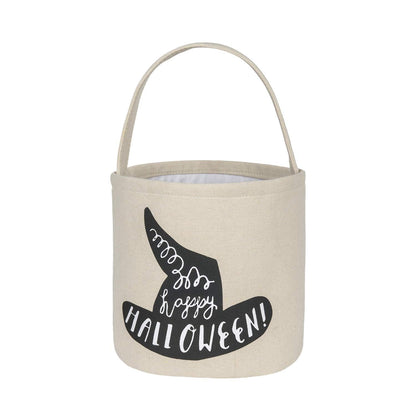 3 Pcs Halloween Trick or Treat Bucket - Candy Basket Tote Bag for Kids（Magic Hat, Ghost, Bat）