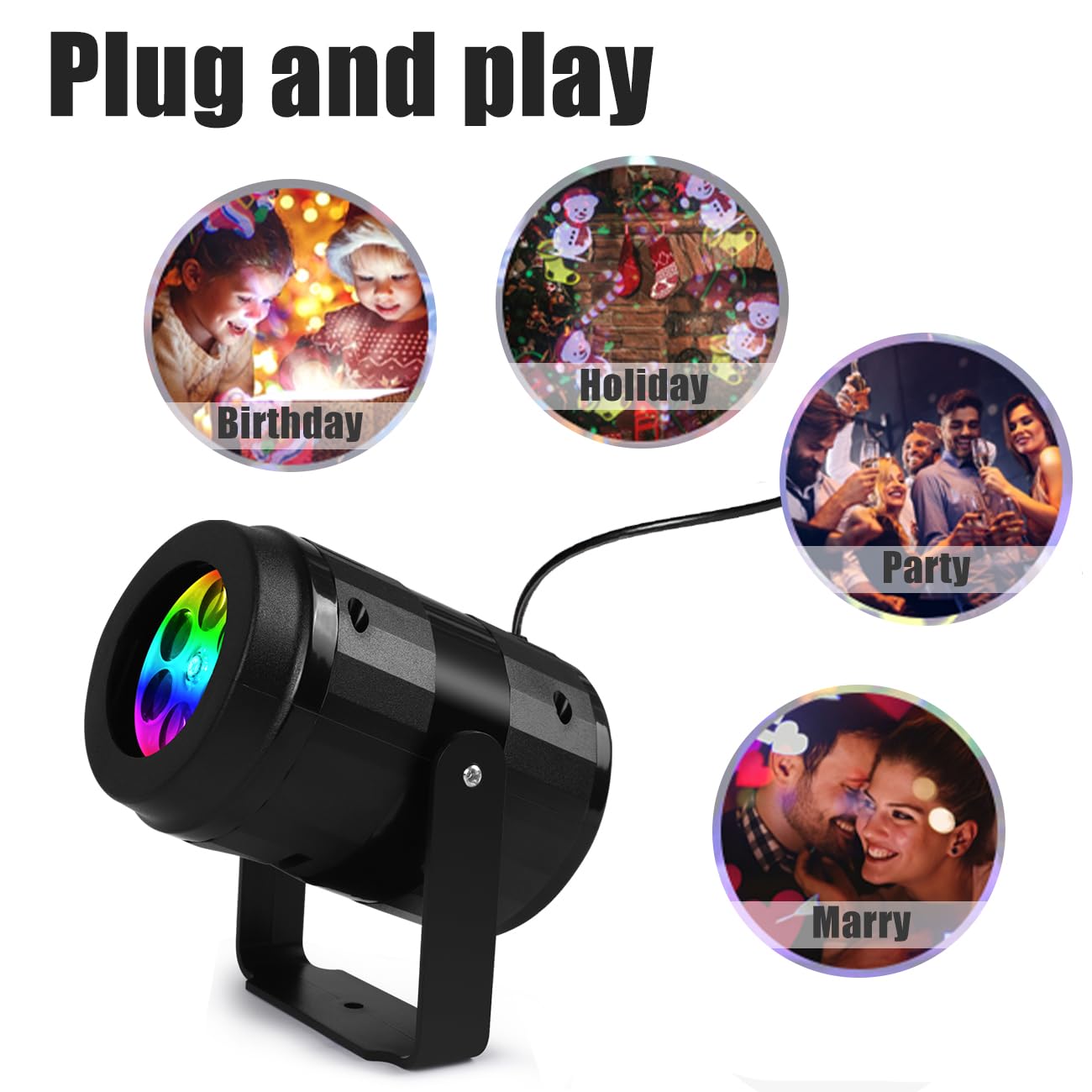 RECUTMS Butterfly Projector Lights,Cupid Love Red Heart LED Projection Lamp for Christmas Valentine's Day Butterfly Anniversary Birthday Party Decorations,Propose,Wedding,Children's Night Light