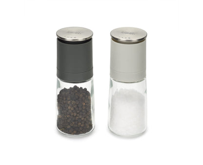 Joseph Joseph Salt and Pepper Grinder Set - Black/Grey