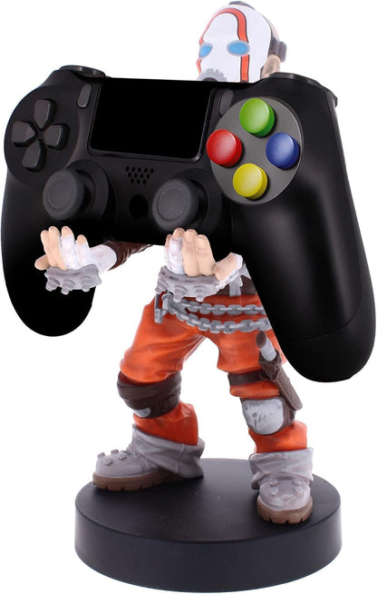 Exquisite Gaming: Borderlands 3: Psycho - Original Mobile Phone & Gaming Controller Holder, Device Stand, Cable Guys, Licensed Figure