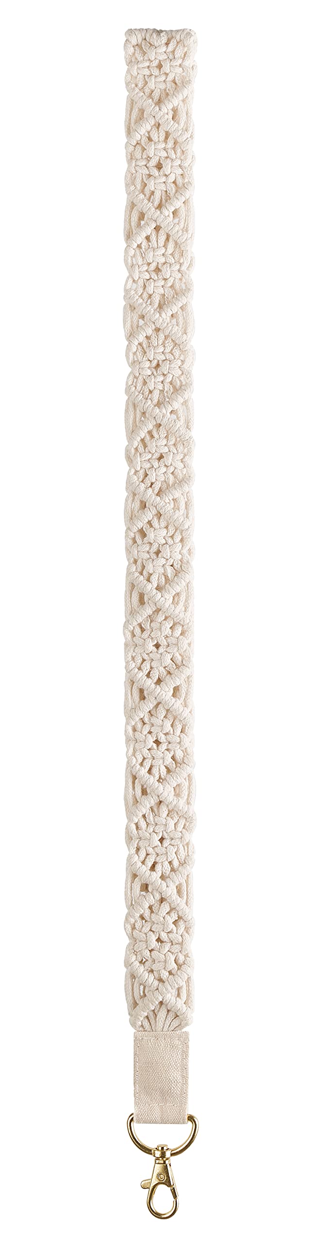 Mkono Set of 2 Boho Keys Organizer - Macrame Key Holder for Wall and Lanyard for Keys ID Badges