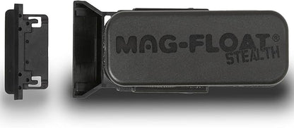 Mag-Float Medium Black Stealth Glass Magnet Aquarium Scraper Cleaner with Blade - Floating Magfloat Magnetic Cleaning Tool