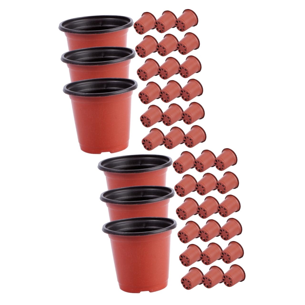 Toddmomy 240pcs Pots Drainage Easy Use Planter Containers for Strawberry Cuttings and Indoor Gardening