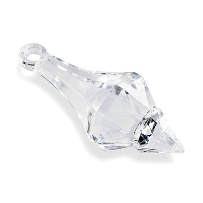 Super Z Outlet Acrylic Clear Ice Rock Diamond Chandelier Drops Crystals Treasure Gems for Table Scatters, Event, Wedding, Arts & Crafts, Birthday, Hanging Decoration Favor (112 Pieces)