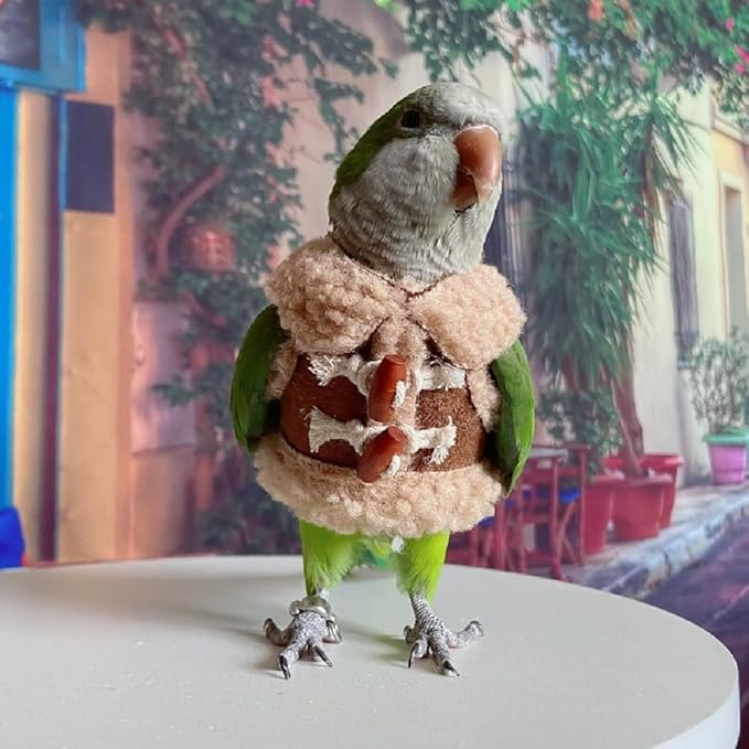 Bird Diaper Flight Suit Parrot Costume pet Animal Costume, Applicable to Birds and Parrots Warm Supplies. (3XL)