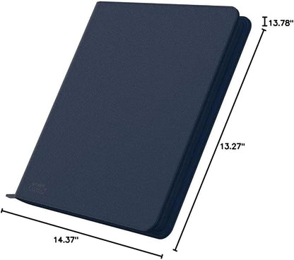 Ultimate Guard Zipfolio 480 – 24 Pocket XenoSkin (Quadrow) Blue