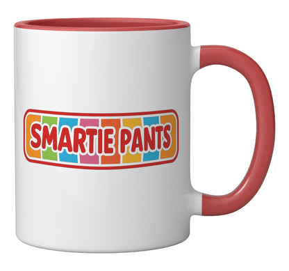 Smartie Pants Halloween Costume Ceramic Mug, Red/White