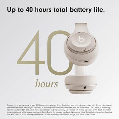 Beats Studio Pro with AppleCare+ for Headphones (2 Years) - Sandstone