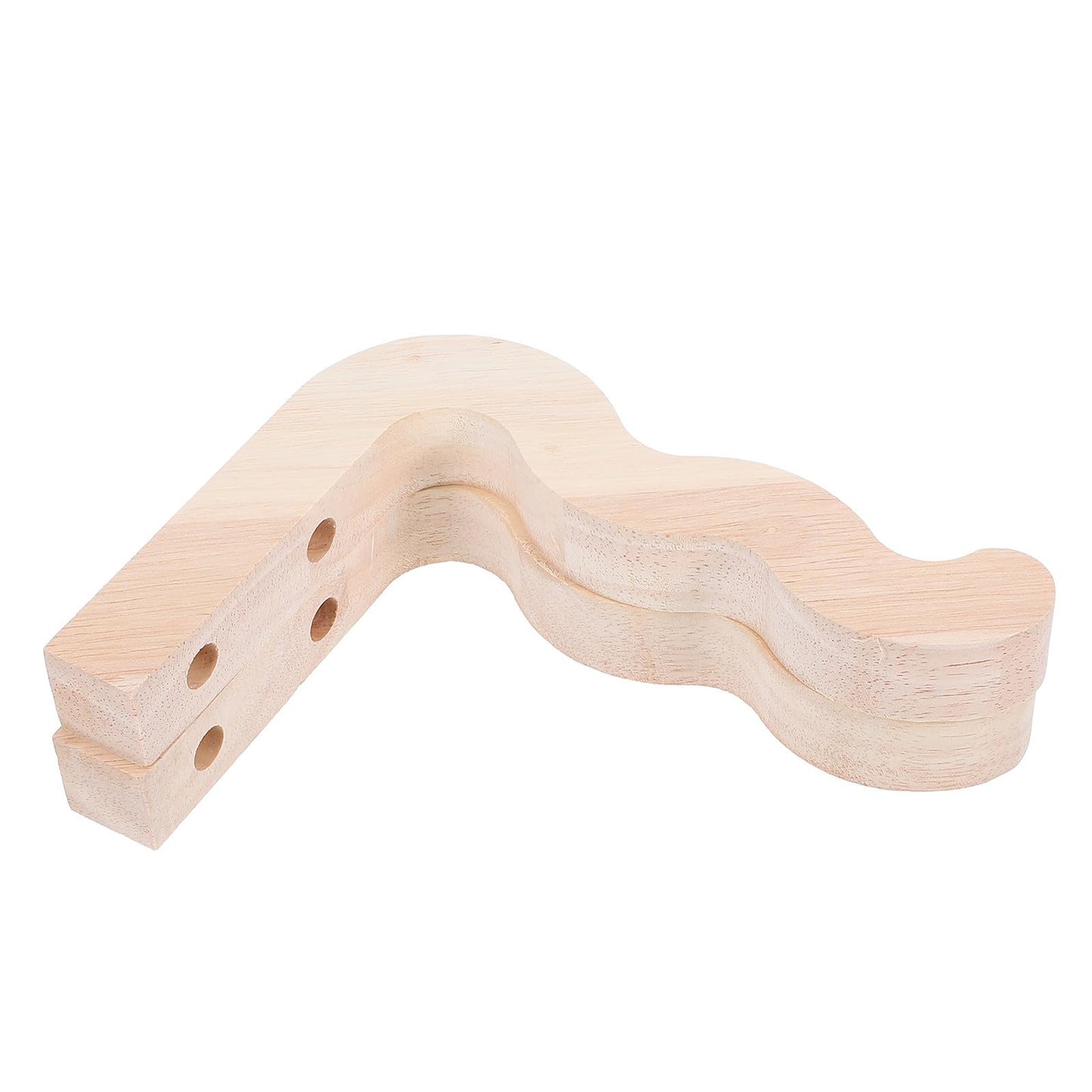 DECHOUS 2pcs Wooden Wall Hooks Flowerpot Hanging Brackets for Indoor Outdoor Garden Balcony Plant Hanger Brackets Wind Chime Holder Decorative Natural Wood