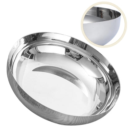 CALLARON 75oz Stainless Steel Mixing Bowls - 9.4 inch Large Metal Serving Bowl, Non-Slip Silver Decorative Bowl for Salad, Pasta, Soup, Fruit, Dishwasher Safe