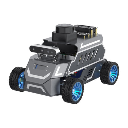 Yahboom for Jetson Orin Nano 8GB Super Ackerman Chassis, ROS2 AI Coding Robot with Large AI Model, SLAM Mapping and Autonomous Driving (Ultimate with Orin Nano 8GB)