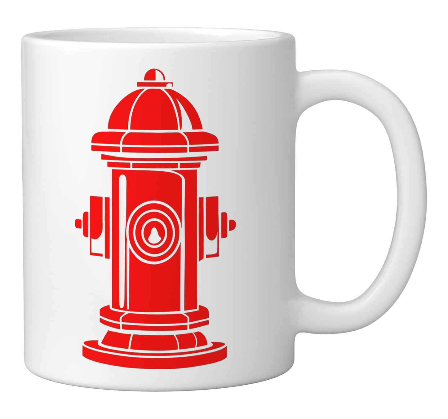 Fire hydrant for firefighter costume halloween party Ceramic Mug, White