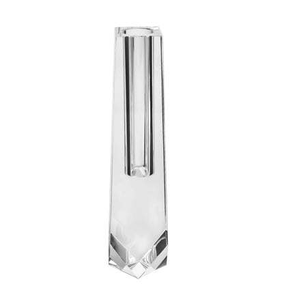 kitCom Series Crystal Vase, Flower Vase, Suitable for Home Decor, Wedding or Gift - 8.3 Inch Luxury Crystal Flower Vase