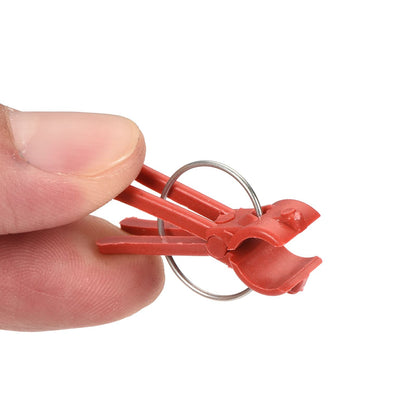 MECCANIXITY Plant Grafting Clips Plastic Curved Mouth Garden Clamps Fixing Connects Gardening Tool for Vegetable Vine Pack of 150