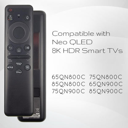 Ceybo Original Solar Voice Remote Control Replacement with YouTube Netflix Shortcut for Samsung Smart TVs, Compatible with Neo QLED 8K, QLED (BN59-01480A)