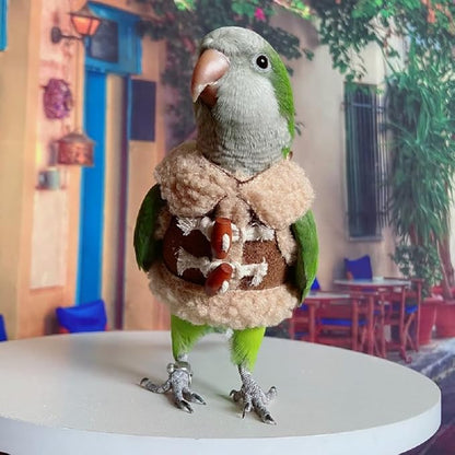 Bird Diaper Flight Suit Parrot Costume pet Animal Costume, Applicable to Birds and Parrots Warm Supplies. (2XL)
