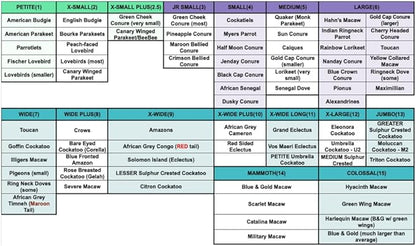 Avian Fashions FeatherWear FlightSuit Large(6) Bird Diaper in Red