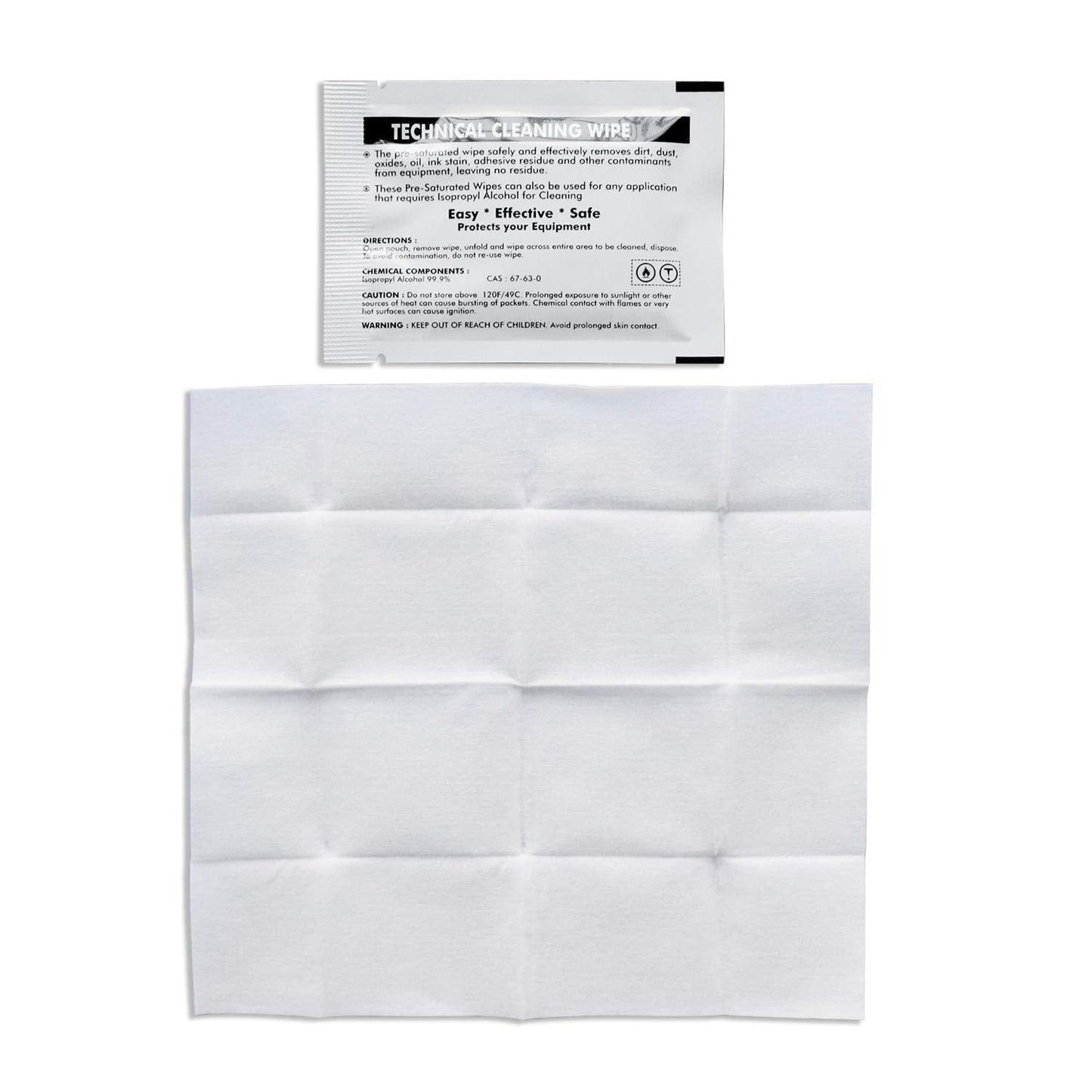 Cleanmo Large Non Woven Wipe,Surface Clean Phone/Wheel/Window，40/Box