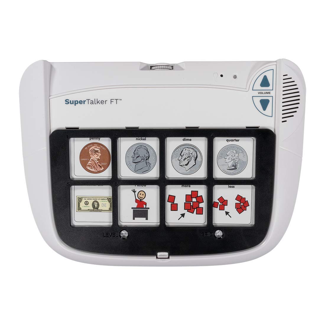AbleNet SuperTalker FeatherTouch AAC Device - Multi-Level Communicator for Speech Therapy, Special Needs, and Autism Support - Durable, Easy-to-Use Assistive Technology Product Number: 10000031