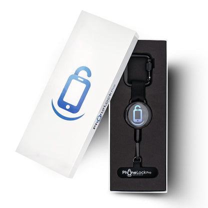 PhoneLockPro - Retractable Anti-Theft Phone Holder with Belt Clip – Durable Stainless Steel and Zinc Alloy – Perfect for Travel, Hiking, Work, and Daily Use – Prevent Drops and Protect Against Theft