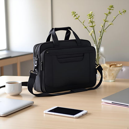 Briefcase Bag 15.6 Inch Laptop Messenger Bag Business Office Bag for Men Women, Shoulder Bag fit for Computer Notebook MacBook Hp Dell Lenovo Asus Apple