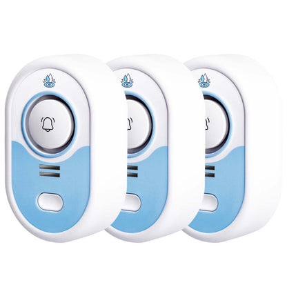LSENTLY Water Leak Detector Supports 5 Years Standby Time, LED Indicator & 100dB Leak Alarm & Low Battery Reminder Water Alarm, IP66 Waterproof for Home, 3 Pack (Cannot Connect Wi-Fi)