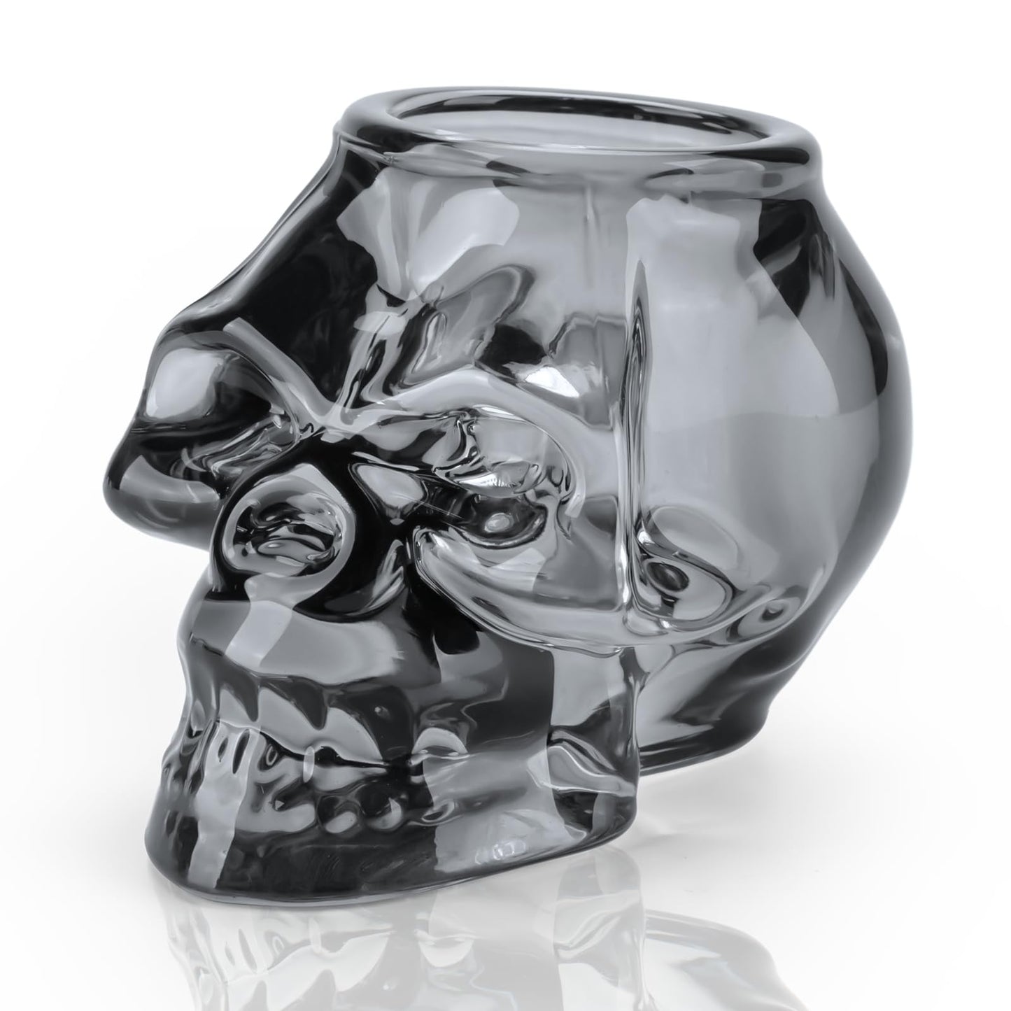 Skull Halloween Decor, Skull Candle Holder, Tea Light Holders for Home Decoration, Halloween Skeleton Tabletop Decor, Black