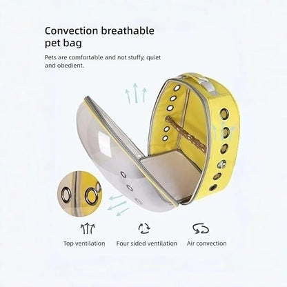 Bird Backpack, Lightweight and Breathable Outdoor Travel Backpack with 12 Breathable Holes, Wooden Pole, Adjustable Shoulder Strap for Birds and Pets (Grey)