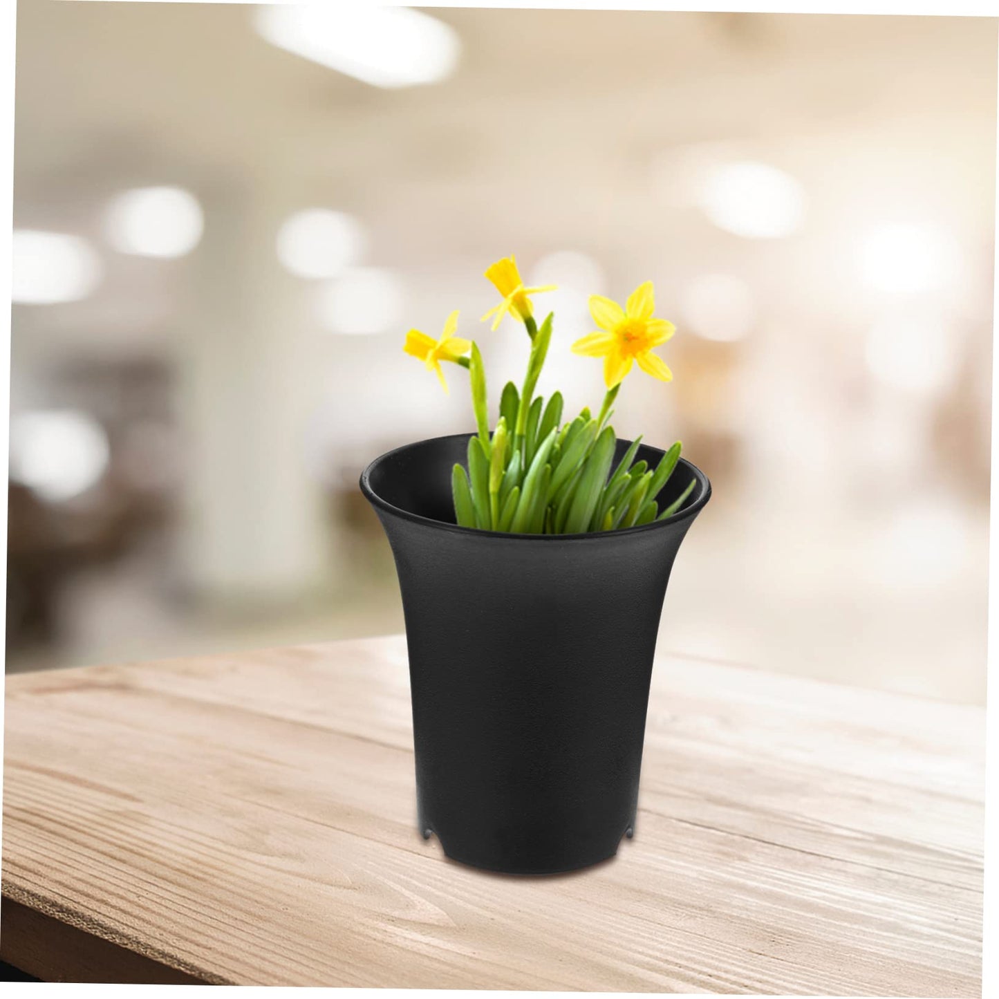 SUPVOX High Waist Plastic Flower Pots 15Pcs Small Indoor Plant Containers for Succulents and Home Decoration Practical Patio Garden Planters