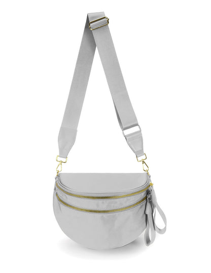 Spacious Nylon Crossbody Bag Bum Bag Handbags Wallets Purses Trendy Shoulder Bag for Women