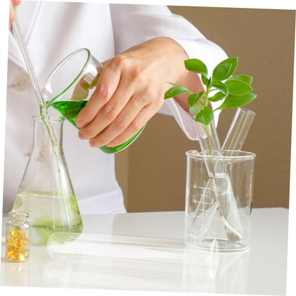 SEWOART 5pcs Hydroponic Test Tube Vase for Terrarium Flower Arrangements Glass Tube Vases for Indoor Plants