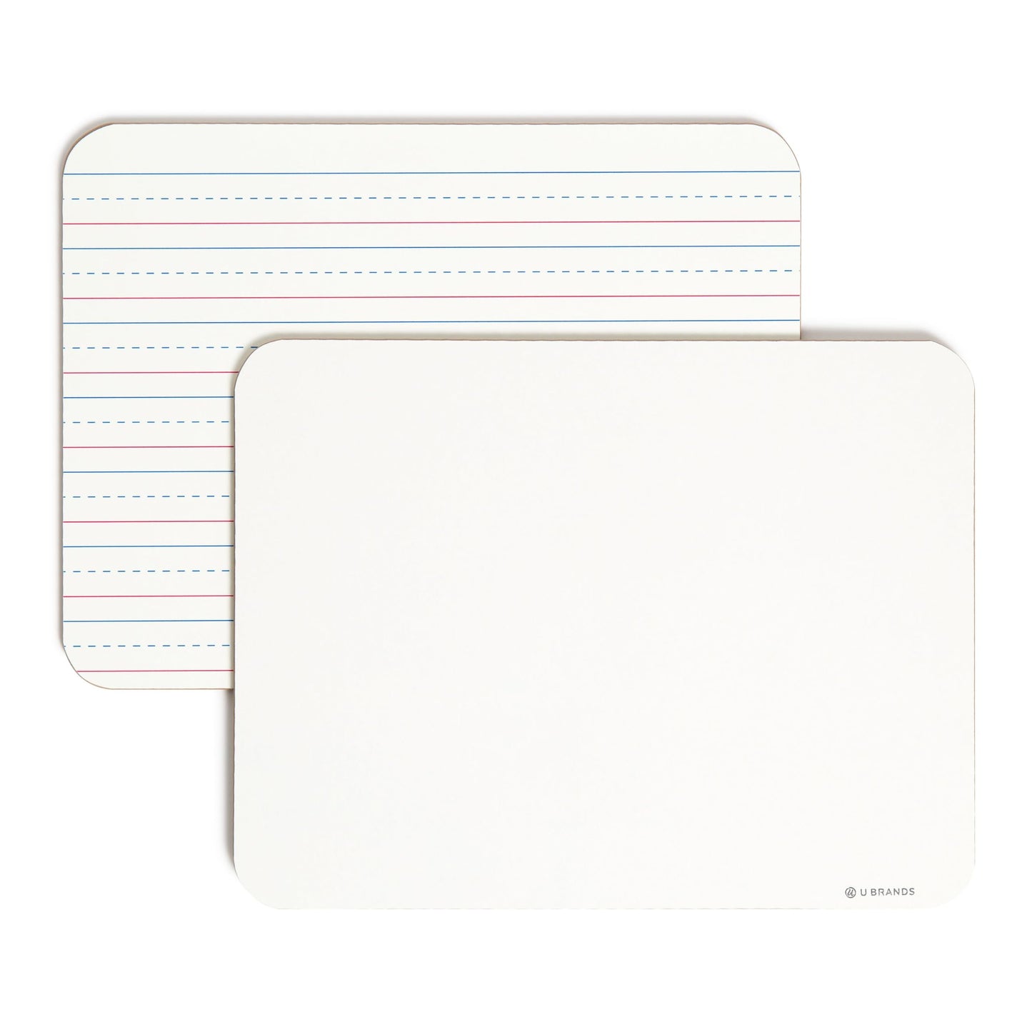 U Brands Dry Erase Lapboards, 24 Pack, 9" x 12", Double-Sided Small Whiteboards for School, Student Lapboards for Classroom, School & Homeschool Supplies, Portable Mini Whiteboard Set