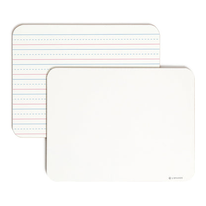 U Brands Dry Erase Lapboards, 24 Pack, 9" x 12", Double-Sided Small Whiteboards for School, Student Lapboards for Classroom, School & Homeschool Supplies, Portable Mini Whiteboard Set