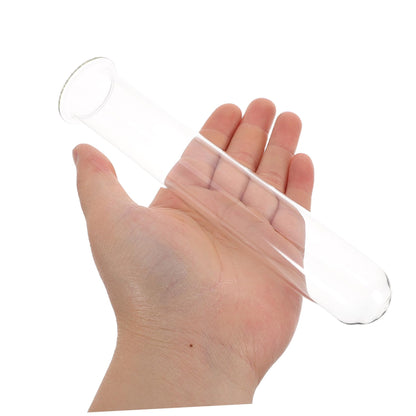 4pcs Hydroponic Flower Pots Glass Tube Vases Decorative Plant Test Tubes Mini Glass Desktop Vase for Home Flower Containers