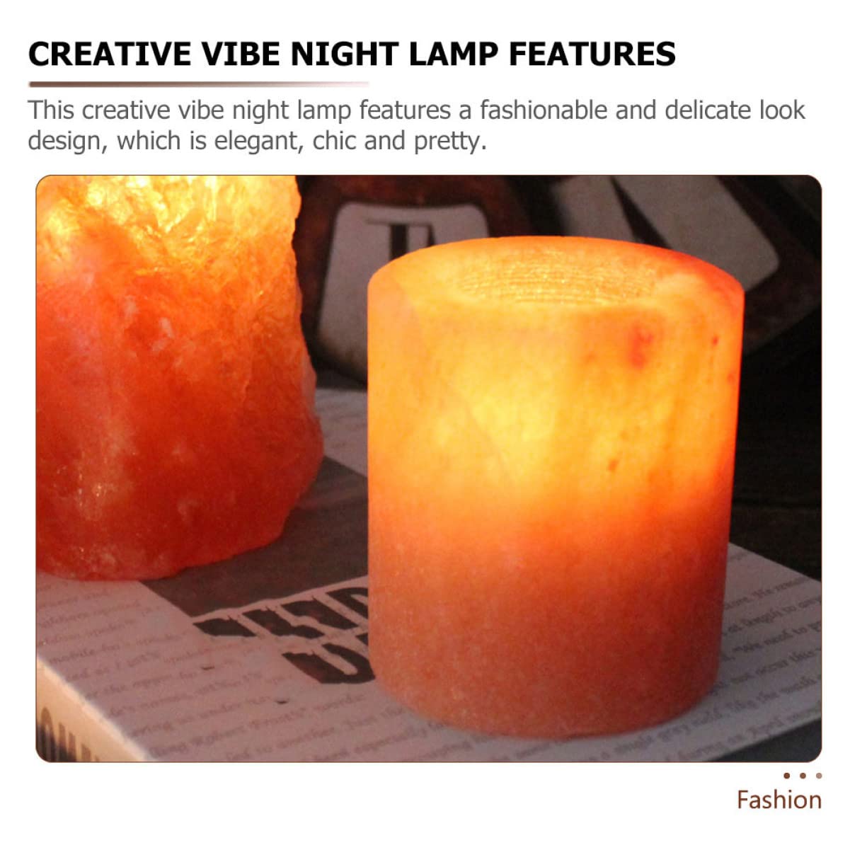 Sosoport Himalayan Crystal Salt Candle Holder Decorative Candlestick for Home Decor Meditation and Yoga for Living Room Bedroom and Outdoor Spaces