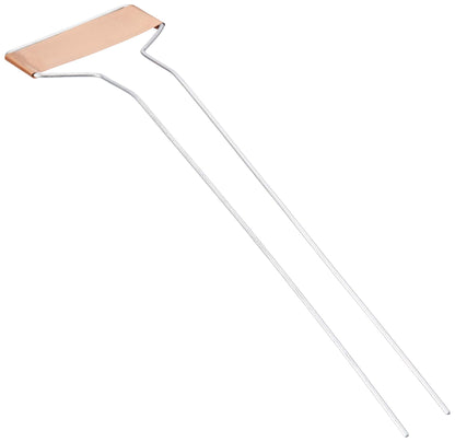 Bosmere Small-Faced Copper Plate Metal Plant Marker, 10" High (Pack of 20)