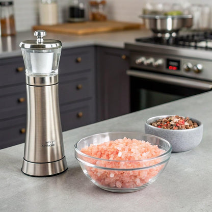Himalayan Chef Pink Himalayan Salt Coarse Grain, 5 lbs Plastic Jar - Pure, Natural, Kosher, Mineral-Rich, Ideal for Grinder Refills, Cooking, Seasoning
