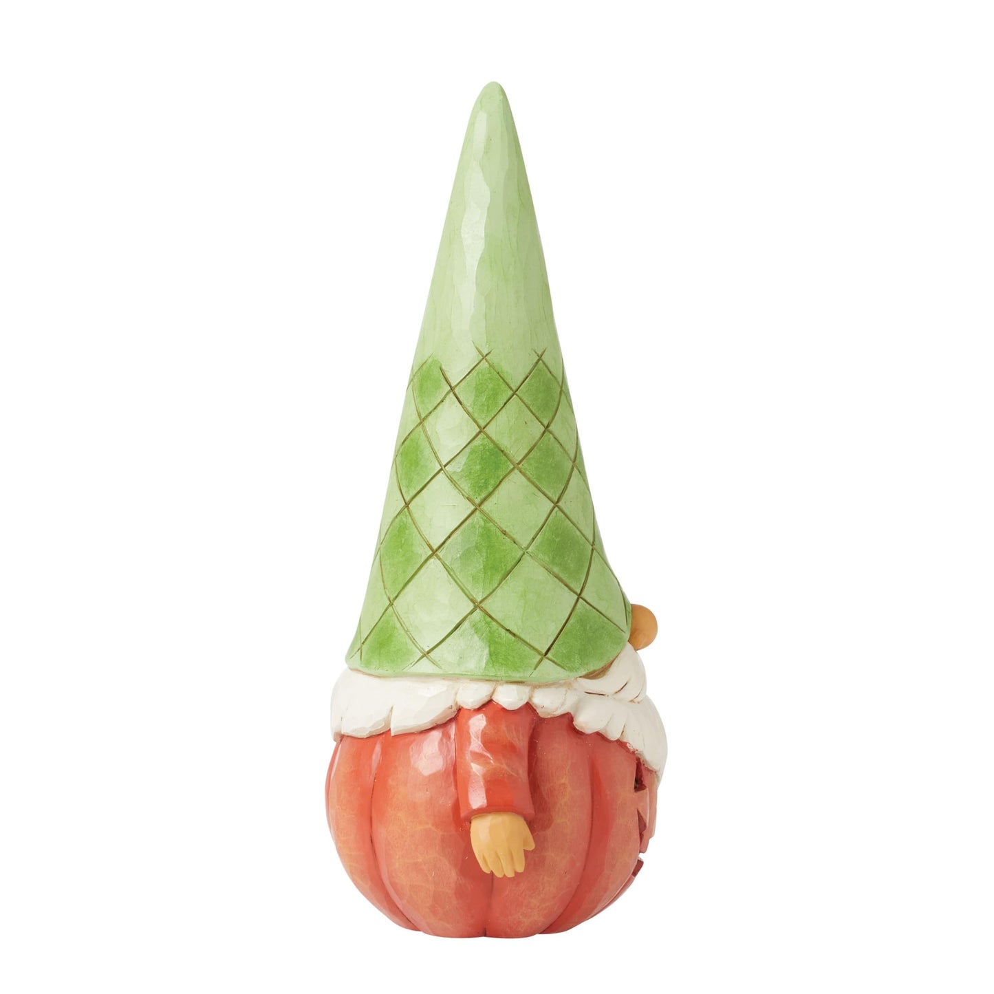 Enesco Jim Shore Heartwood Creek Halloween Collection Pumpkin Trick or Treat Gnome Figurine- Stone Resin Hand Painted Crafted Collectible Gnomes Halloween Figurines Home Decor Statue, 6.97 Inch