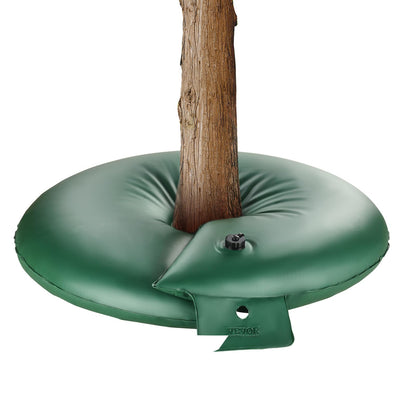 VEVOR Tree Watering Bag Slow Release, 4 Pack 20 Gallons Tree Watering Bags/Ring, Reusable Refillable Tree Irrigation Ring Water Bags, Heavy Duty Watering System for Shrub Tree Root Drip Irrigation