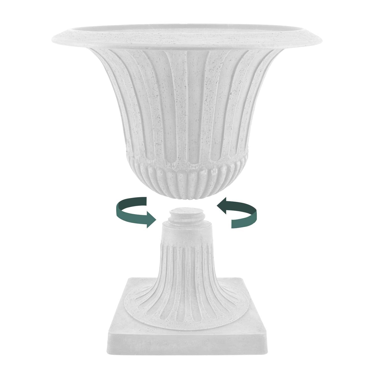 Arcadia Garden Products G50C Urn, 20 by 21-Inches, Chocolate