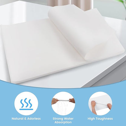 31.5x23.6in Bird Cage Liners - 100 Sheets Pre-Cut Disposable Cage Tray Liners, High Absorbent Non-Woven Pads for Parrots, Cockatiels and Small Animals