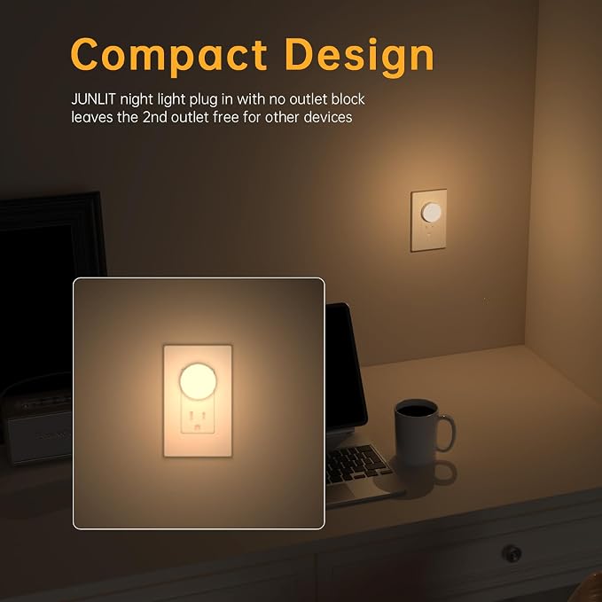 Night Lights Plug in12 Pack,Dim Night Light with 3CCT, Auto Dusk to Dawn Sensor, 3 Brightness Levels, Dimmable Night Light for Bedroom, Stairway, Toilet