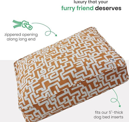 Molly Mutt Hypnotize Dog Bed Duvet Cover, GOTS-Certified 100% Organic Cotton Canvas Cover for Dog, Puppy, or Cat Bed, Durable, Washable, and Free of Harmful Chemicals, Small, 22"x27"x5"